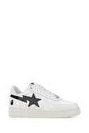 Bape White Leather Sneakers