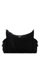 Prada Black Re Nylon Prada Explore Shopping Bag