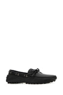 Prada Black Leather Loafers