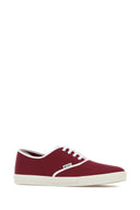 Prada Tiziano Red Canvas Sneakers