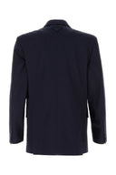 Prada Navy Blue Cotton Blazer