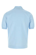 Prada Light Blue Cotton Sweater