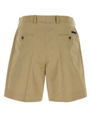 Prada Khaki Poplin Bermuda Shorts