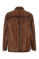 Prada Brown Leather Jacket