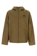 Giubbotto Prada in nylon Fango Re