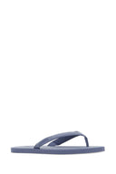 Prada Cerulean Blue Leather Thong Slippers