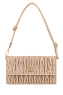 Miu Miu Pastel Pink Leather Shoulder Bag