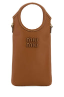 Miu Miu Caramel Leather Phone Case