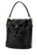 Miu Miu Black Leather Backpack