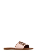 Miu Miu Pastel Pink Fabric Slippers
