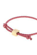 Miu Miu Pink Leather Bracelet