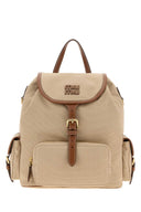 Mochila Miu Miu Lona Beige