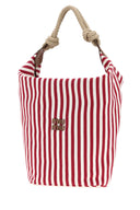 Miu Miu Embroidered Canvas Bucket Bag