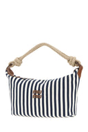 Miu Miu Embroidered Canvas Shopping Bag