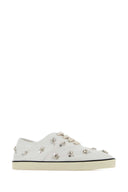 Sneakers Miu Miu in drill bianco