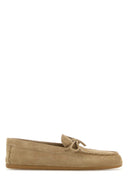 Miu Miu Sand Suede Loafers