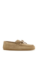 Miu Miu Sand Suede Loafers