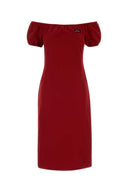Miu Miu Red Poplin Dress