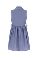 Miu Miu Embroidered Cotton Mini Dress