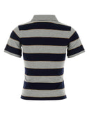 Miu Miu Embroidered Cotton Polo Shirt