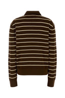Miu Miu Embroidered Stretch Cotton Blend Polo Shirt