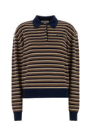 Polo en laine brodé Miu Miu
