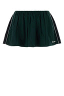 Minigonna Miu Miu In Cotone Verde Bottiglia
