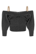 Miu Miu Dark Grey Cashmere Cardigan