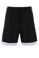 Bermuda Miu Miu in cotone nero