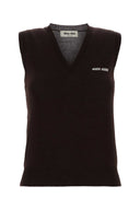Miu Miu Chocolate Wool Vest