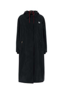 Miu Miu Midnight Blue Polyester Overcoat