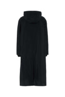 Miu Miu Midnight Blue Polyester Overcoat