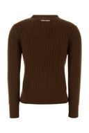 Miu Miu Brown Cashmere Cardigan