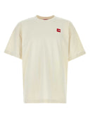 Übergroßes T-Shirt aus elfenbeinfarbener Baumwolle von The North Face