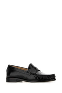 Stuart Weitzman 黑色皮革 Lottie 乐福鞋