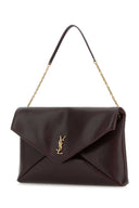 Saint Laurent Grape Leather Cassandre Xxl Shoulder Bag
