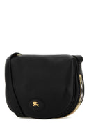 Burberry Black Leather Tavistock Crossbody Bag