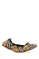 Burberry Embroidered Fabric Ballerinas
