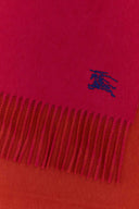 Sciarpa reversibile in cashmere fucsia Burberry