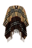 Burberry Embroidered Cashmere Blend Reversible Cape