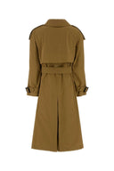 Burberry Mud Canvas Fitzrovia Trench Coat