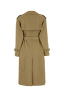 Burberry Beige Gabardine Castleford Trench Coat