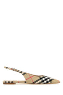 Ballerines en tissu brodé Burberry