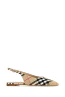 Ballerines en tissu brodé Burberry