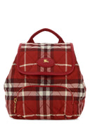 Zaino in tela ricamata Burberry