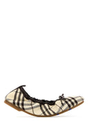Burberry Embroidered Fabric Ballerinas