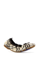 Burberry Embroidered Fabric Ballerinas
