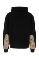 Czarna, bawełniana bluza oversize Burberry