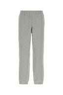 Szare bawełniane joggery Burberry