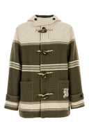 Burberry Embroidered Wool Blend Harrogate Montgomery